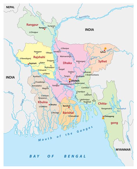 what is the capital of bangladesh|map of bangladesh and surrounding countries.